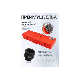  Набор инструментов ForceKraft FK-6212-5MPB 