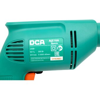  Дрель DCA AJZ10A 300 Вт 
