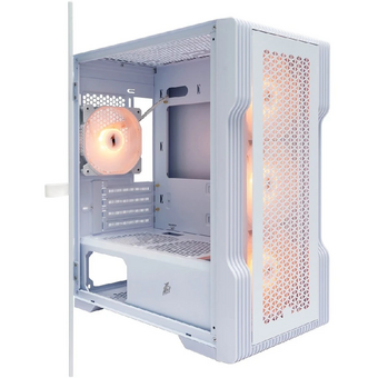  Корпус 1STPLAYER Trilobite T3 ARGB White (T3-WH-4F7-W) / mATX / 4x120mm ARGB fans 