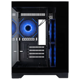  Корпус 1STPLAYER Megaview MV6-TP ARGB Black (MV6-TP-BK-2FC7R-1FC7) / mATX / 3x120mm ARGB fans 
