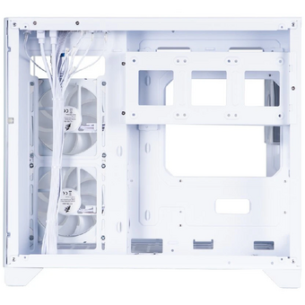  Корпус 1STPLAYER Megaview MV6-TP ARGB White (MV6-TP-WH-2FC7R-W-1FC7-W) / mATX / 3x120mm ARGB fans 