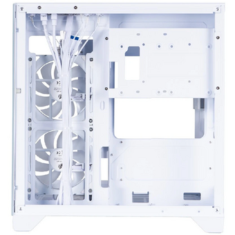  Корпус 1STPLAYER Megaview MV5-TP ARGB White (MV5-TP-WH-2FC7R-W-1FC7-W) / mATX / 3x120mm ARGB fans 