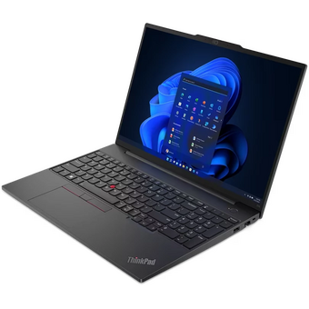  Ноутбук Lenovo ThinkPad E16 G2 (21M5S09E00) Ryzen 7 7735HS 16Gb SSD512Gb AMD Radeon 16" IPS WUXGA (1920x1200) без ОС black WiFi BT Cam 