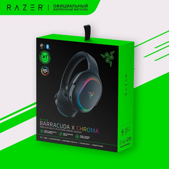  Гарнитура Razer Barracuda X Chroma RZ04-05220100-R3M1 gaming headset Black 