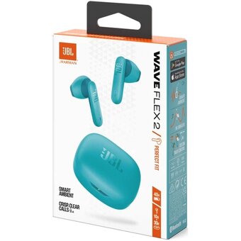  Наушники-гарнитура JBL Wave Flex 2 синий 
