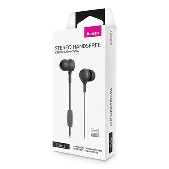  Наушники OLMIO Budz Black 