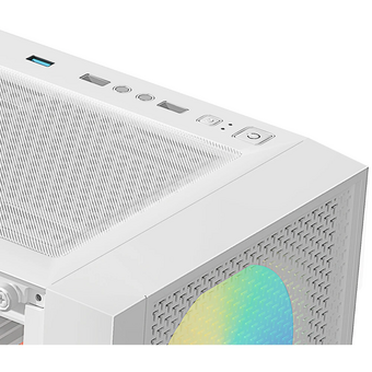  Корпус XASTRA A302 4FRGB White (A302-WH-FC120FRGB-4F-GL) ATX/Mesh/ tempered glass / 4x120mm FC120-FRGB fans 