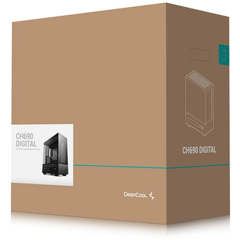  Корпус Deepcool CH690 Digital без БП, боковое окно (панорама), черный, ATX 