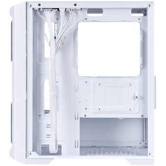  Корпус 1STPLAYER Bullet Hunter H2 ARGB White (H2-WH-4F7-W) / mATX / 4x120mm ARGB fans 