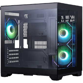  Корпус 1STPLAYER Megaview MV5-TP ARGB Black (MV5-TP-BK-2FC7R-1FC7) / mATX / 3x120mm ARGB fans 