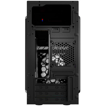  Корпус CBR RD880 (PCC-MATX-RD880-WPSU) mATX Minitower, без БП, 2*USB 3.0, 2*USB 2.0, HD Audio+Mic, кабель питания 1.2м, Black 