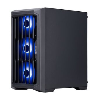  Корпус 1STPLAYER Bullet Hunter H2 ARGB Black (H2-BK-4F7) / mATX / 4x120mm ARGB fans 