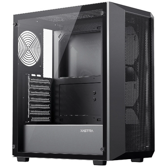  Корпус XASTRA A406 4ARGB Black (A406-4FC12A) ATX/Mesh tempered glass 4x120mm ARGB PWM fans 