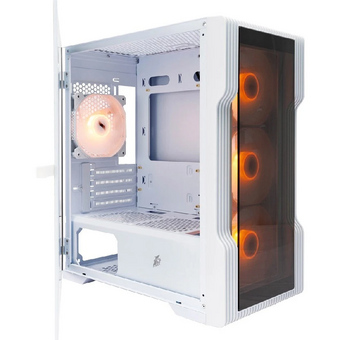  Корпус 1STPLAYER Trilobite T3-G ARGB White (T3-G-WH-4F7-W) / mATX / 4x120mm ARGB fans 