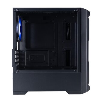  Корпус 1STPLAYER Bullet Hunter H2 ARGB Black (H2-BK-4F7) / mATX / 4x120mm ARGB fans 