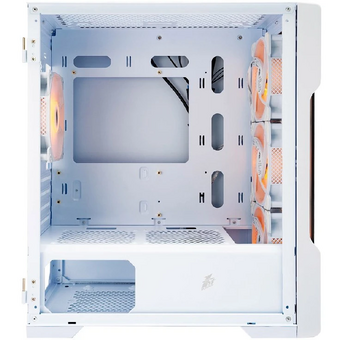  Корпус 1STPLAYER Trilobite T3-G ARGB White (T3-G-WH-4F7-W) / mATX / 4x120mm ARGB fans 
