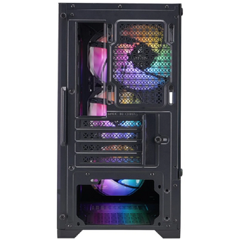  Корпус 1STPLAYER Bullet Hunter H2 Black (H2-BK-4F1) / mATX / 4x120mm FRGB fans 