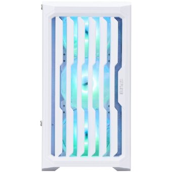  Корпус 1STPLAYER Bullet Hunter H2 ARGB White (H2-WH-4F7-W) / mATX / 4x120mm ARGB fans 