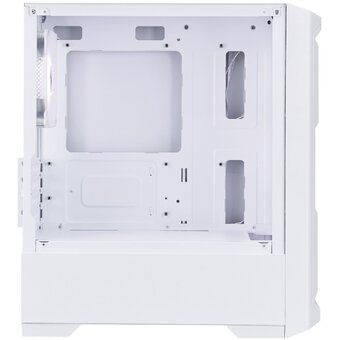  Корпус 1STPLAYER Bullet Hunter H2 ARGB White (H2-WH-4F7-W) / mATX / 4x120mm ARGB fans 