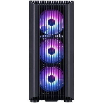  Корпус 1STPLAYER Bullet Hunter H6 ARGB Black (H6-BK-4F7) / ATX / 4x120mm ARGB fans 