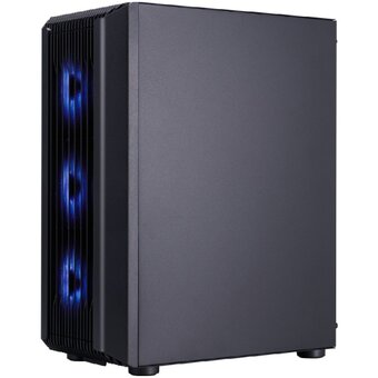  Корпус 1STPLAYER Bullet Hunter H6 ARGB Black (H6-BK-4F7) / ATX / 4x120mm ARGB fans 
