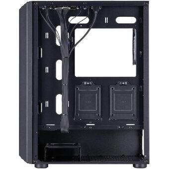  Корпус 1STPLAYER Bullet Hunter H6 ARGB Black (H6-BK-4F7) / ATX / 4x120mm ARGB fans 