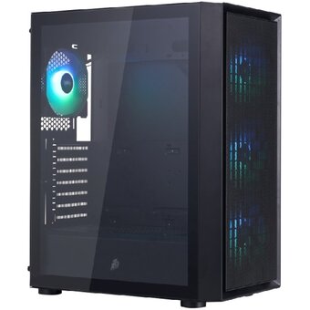  Корпус 1STPLAYER GO6 ARGB Black (GO6-BK-4F7) / ATX / 4x120mm ARGB fans 