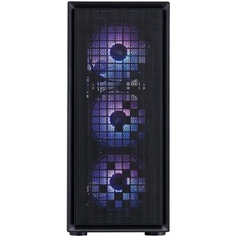  Корпус 1STPLAYER GO6 ARGB Black (GO6-BK-4F7) / ATX / 4x120mm ARGB fans 