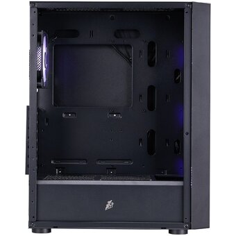  Корпус 1STPLAYER GO6 ARGB Black (GO6-BK-4F7) / ATX / 4x120mm ARGB fans 