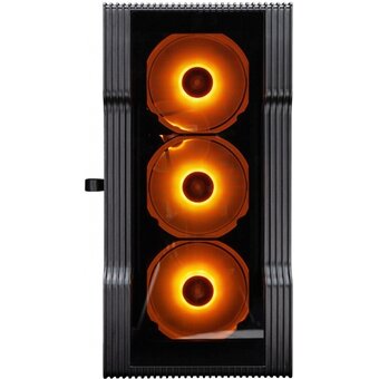  Корпус 1STPLAYER Trilobite T3-G ARGB Black (T3-G-BK-4F7) / mATX / 4x120mm ARGB fans 