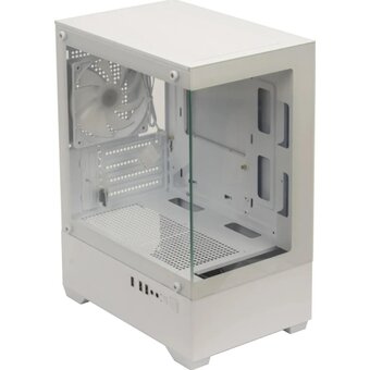  Корпус Accord ACC-ZCU2W, mATX, Mini-Tower, без БП, белый 