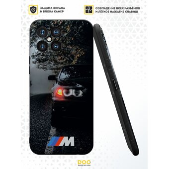  Силиконовый чехол DesignOnCase для Honor X8 (Хонор Х8), BMW 