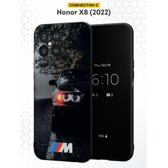  Силиконовый чехол DesignOnCase для Honor X8 (Хонор Х8), BMW 