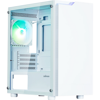  Корпус ZALMAN T4 Plus, mATX, White, Window, 1 x Combo (3.5'' or 2.5''), 1x3.5'', 2x2.5", 1xUSB2.0, 2xUSB3.0, REAR 1x120mm ARGB 