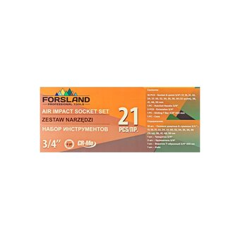  Набор инструментов Forsland 6212-5MPB 