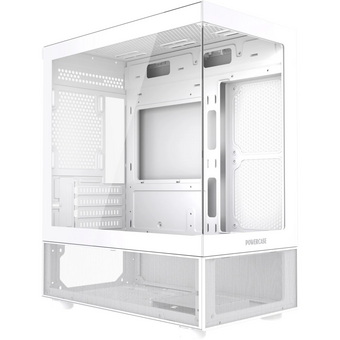  Корпус Powercase Vision Micro M2 (CVMWM2-L0), Tempered Glass, белый, mATX 