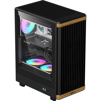  Корпус Formula TimberLine T1 черный без БП ATX 4x120mm 2xUSB3.0 audio bott PSU 