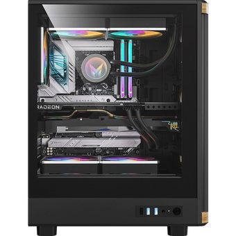  Корпус Formula TimberLine T1 черный без БП ATX 4x120mm 2xUSB3.0 audio bott PSU 