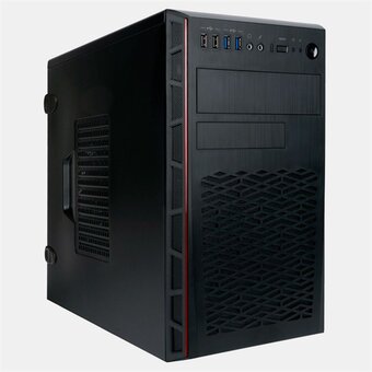  Корпус InWin EMR065 (6196819) Black 600WMiniTower PM-600ATX U3.0*2+U2.0*2+A(HD)+intrusion switch mATX 