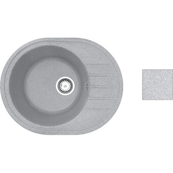  Кухонная мойка AV Engineering AV580450RGRA серый 