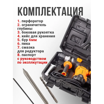  Перфоратор Eurolux П-1,6К 