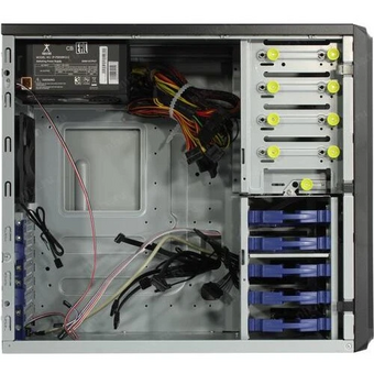  Корпус InWin PE689 Black (6195533) MidiTower 750W P75F 80plus Gold USB3.0*2+A(HD)+front fan 120mm*1+rear fan 120mm*1 