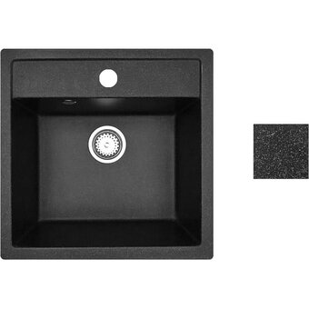  Кухонная мойка AV Engineering Star (AV505515SBKA) черный 