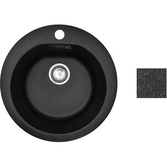  Кухонная мойка AV Engineering AV510000GBKA черный 