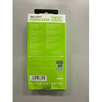  УЦ Аккумулятор внешний BOROFONE BJ27A Pindar 20000mAh (черный) (плохая упаковка) 