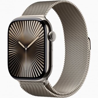  Smart-часы Apple Watch Series 10 A3003 (MWYC3ZP/A) 46мм 2.1" OLED титан Milanese Loop р.бр.150-200мм 