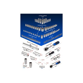  Набор инструментов Forsage F-41082-5 Euro 