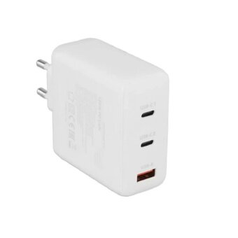  СЗУ TTEC 2SCG04B SmartCharger Trio GAN 120W PD Travel Charger 2 USB-C+USB-A White 