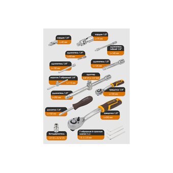  Набор инструментов Forstime FT-41092-5 