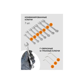  Набор инструментов Forstime FT-4821-5DS 